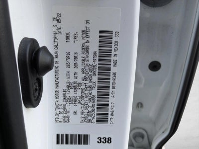 2022 Toyota Tacoma 2WD 2WD TRD Off Road Double Cab 5' Bed V6 AT (Natl)