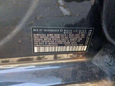 2017 Volkswagen Golf GTI 2.0T 4-Door Sport DSG