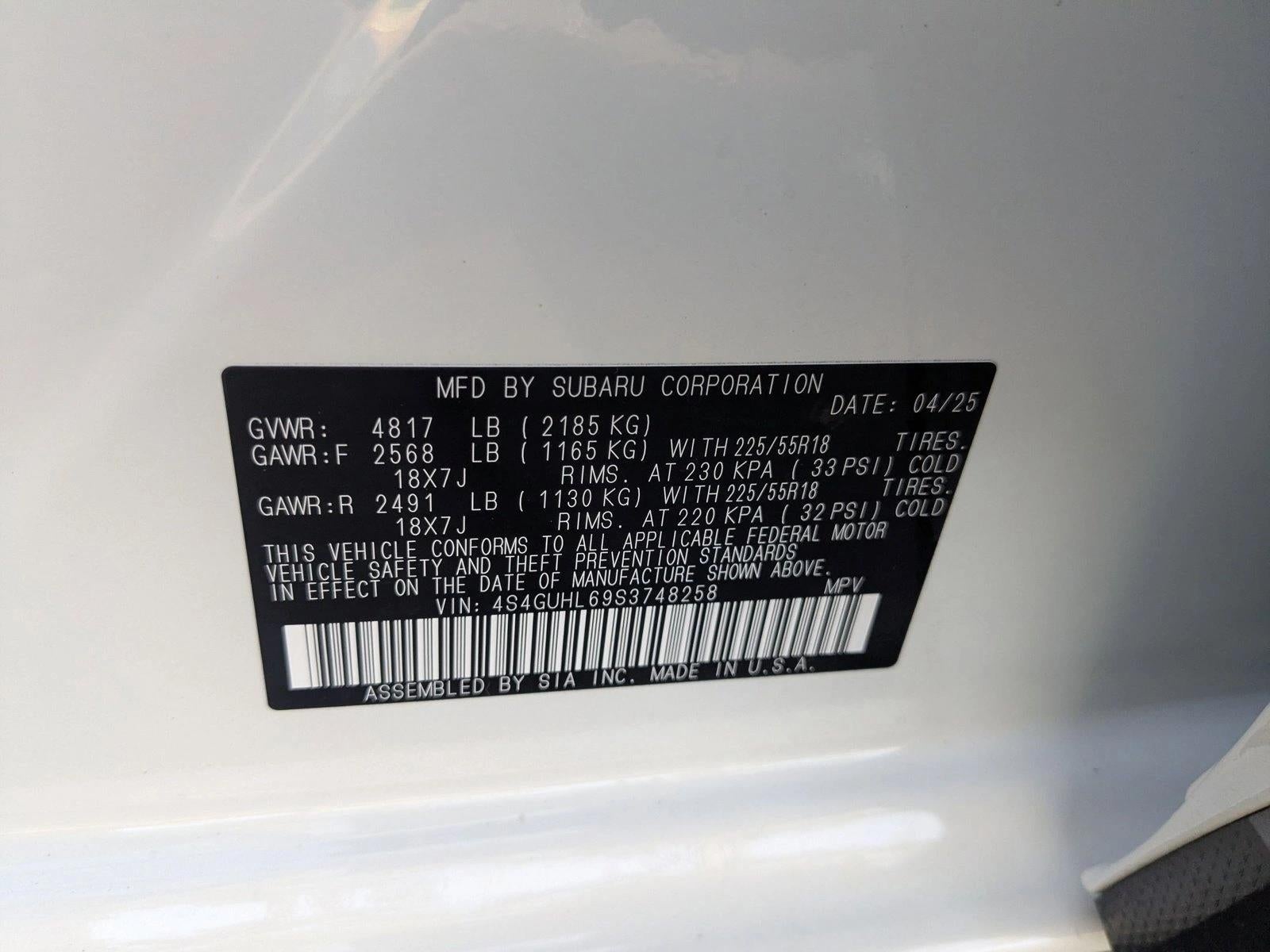 2025 Subaru Crosstrek Limited AWD