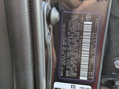 2020 Toyota Camry XSE Auto (Natl)