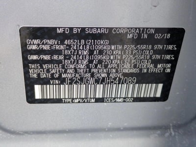 2018 Subaru Forester 2.0XT Touring CVT