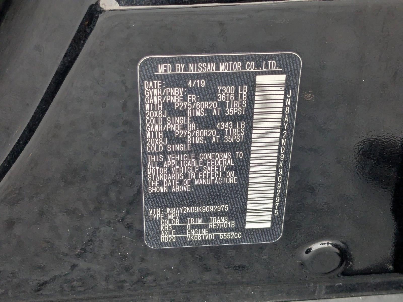 2019 Nissan Armada 4x2 SL