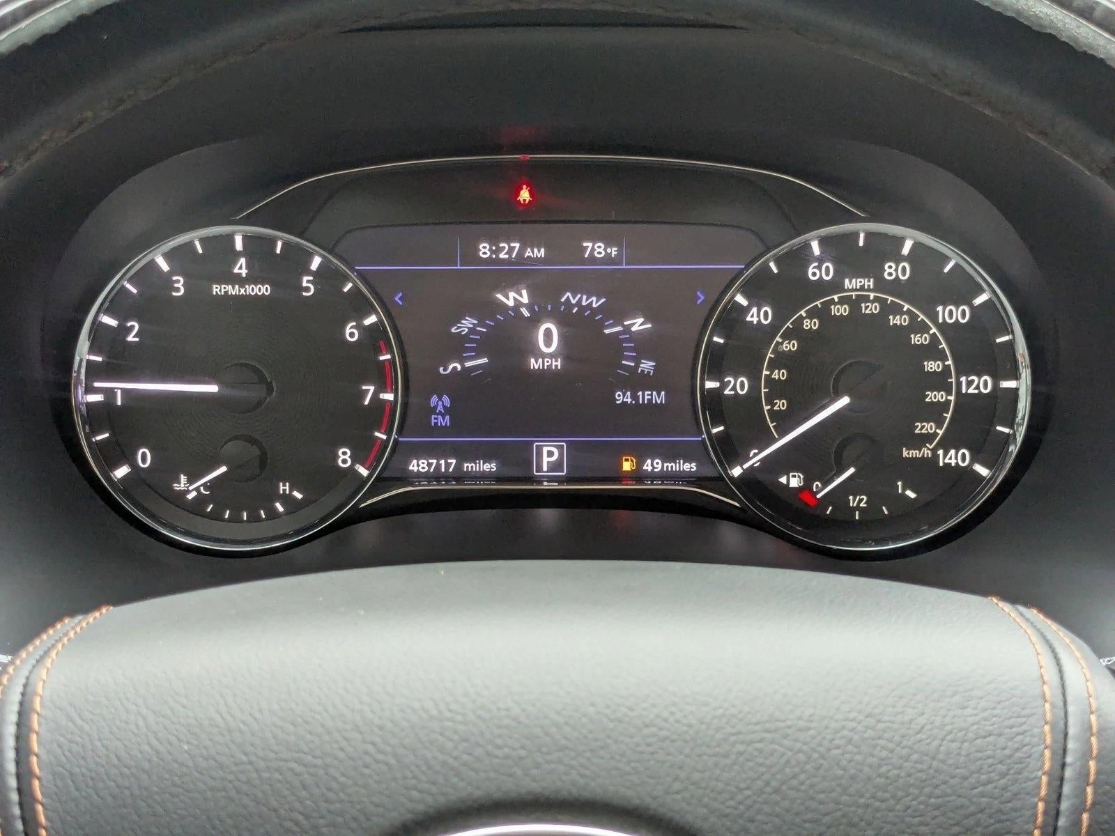2021 INFINITI QX80 SENSORY