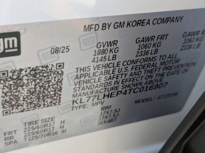 2026 Chevrolet Trax FWD 4dr LT