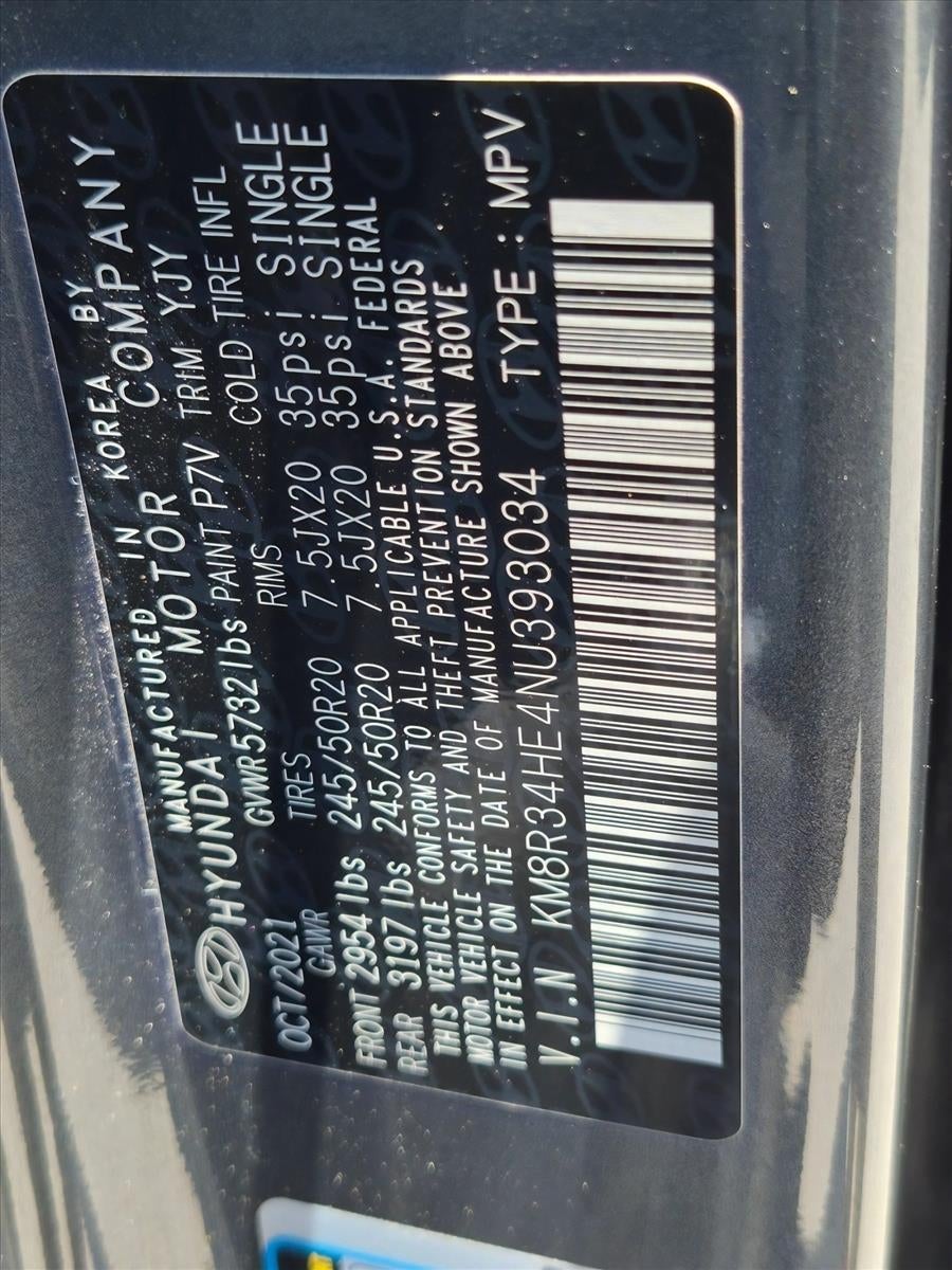2022 Hyundai PALISADE SEL FWD