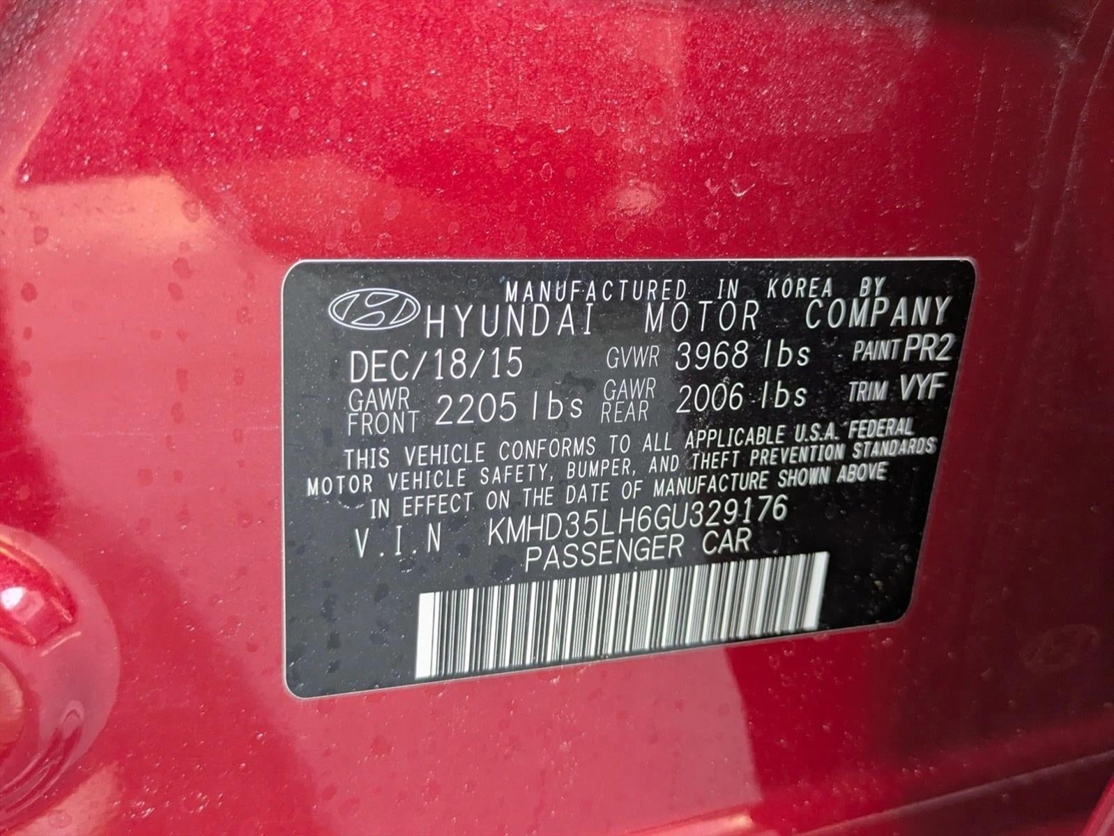 2016 Hyundai ELANTRA GT 5dr HB Auto