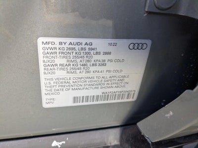 2023 Audi Q5 S line Prestige 55 TFSI e quattro