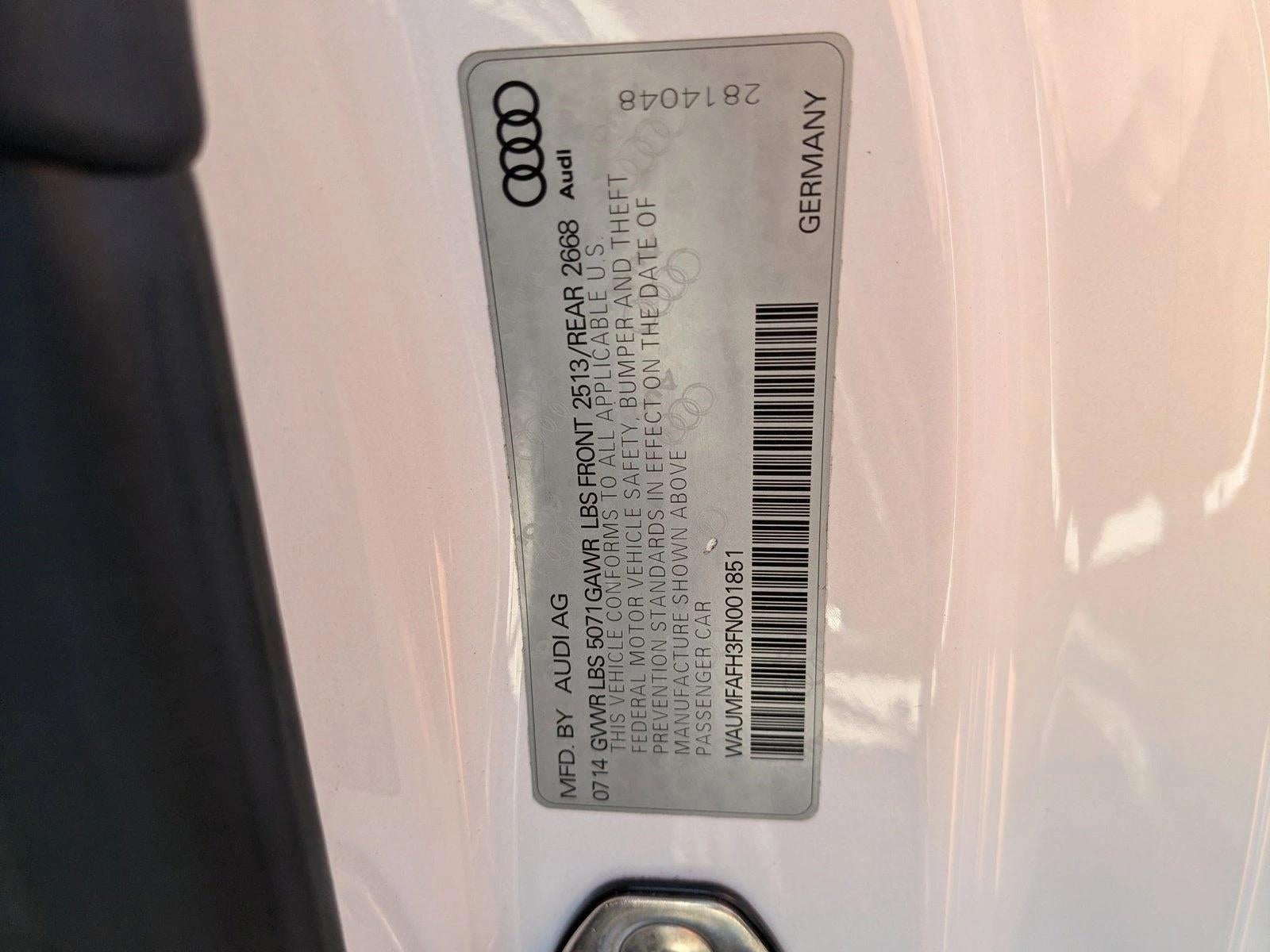 2015 Audi A5 Auto quattro 2.0T Premium Plus