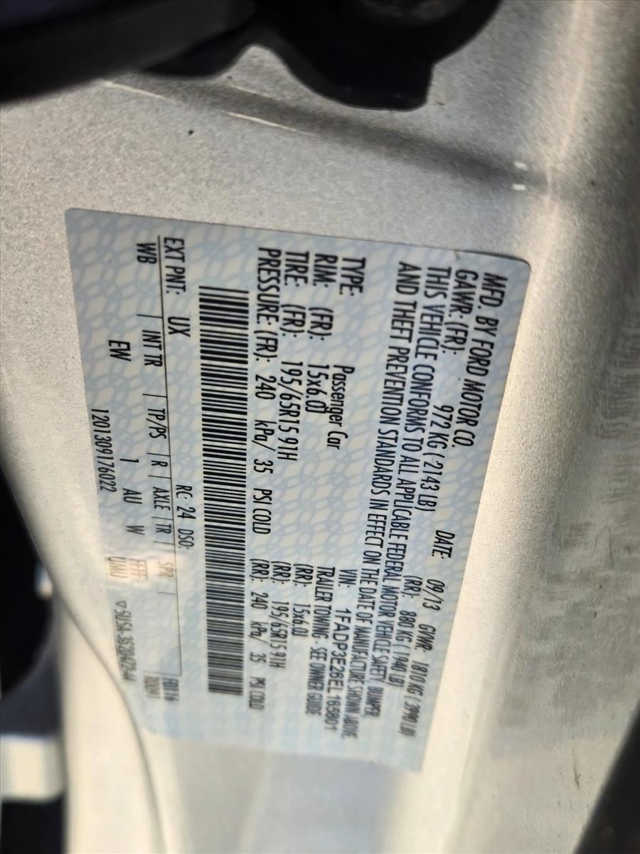 2014 Ford Focus 4dr Sdn S