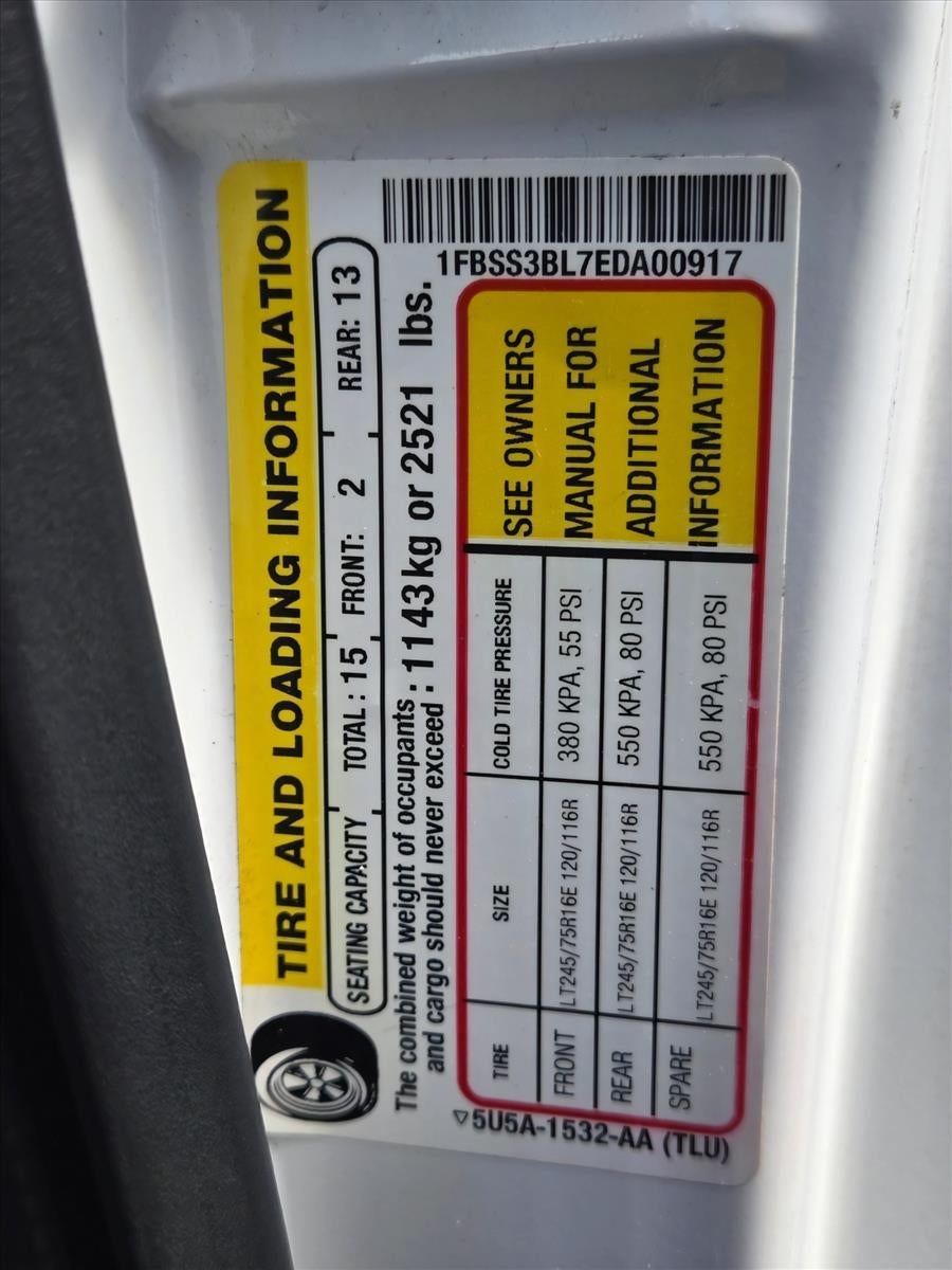 2014 Ford Econoline Wagon E-350 Super Duty Ext XLT