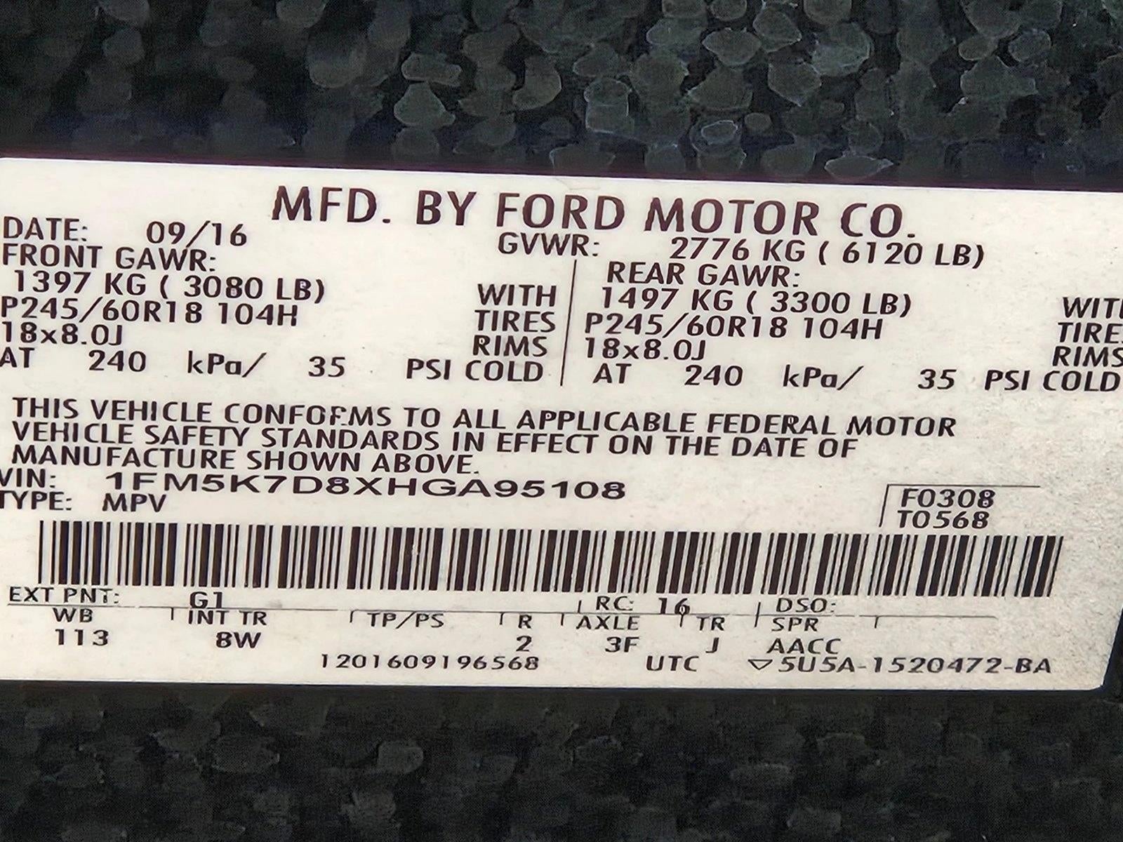 2017 Ford Explorer XLT FWD