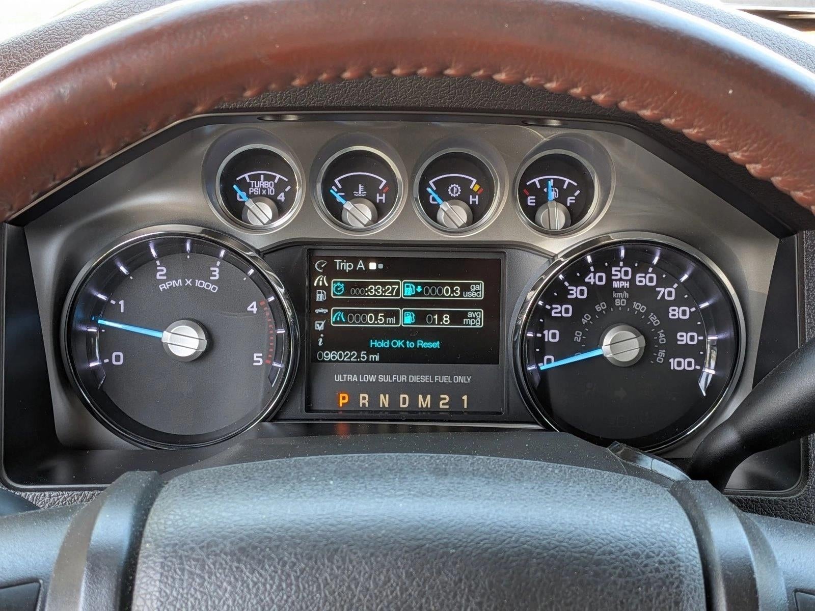 2013 Ford Super Duty F-350 SRW 4WD Crew Cab 8 Ft Box King Ranch