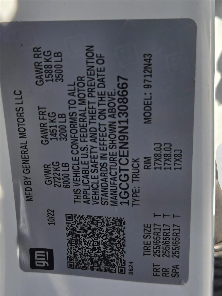 2022 Chevrolet Colorado Crew Cab Short Box 4-Wheel Drive LT