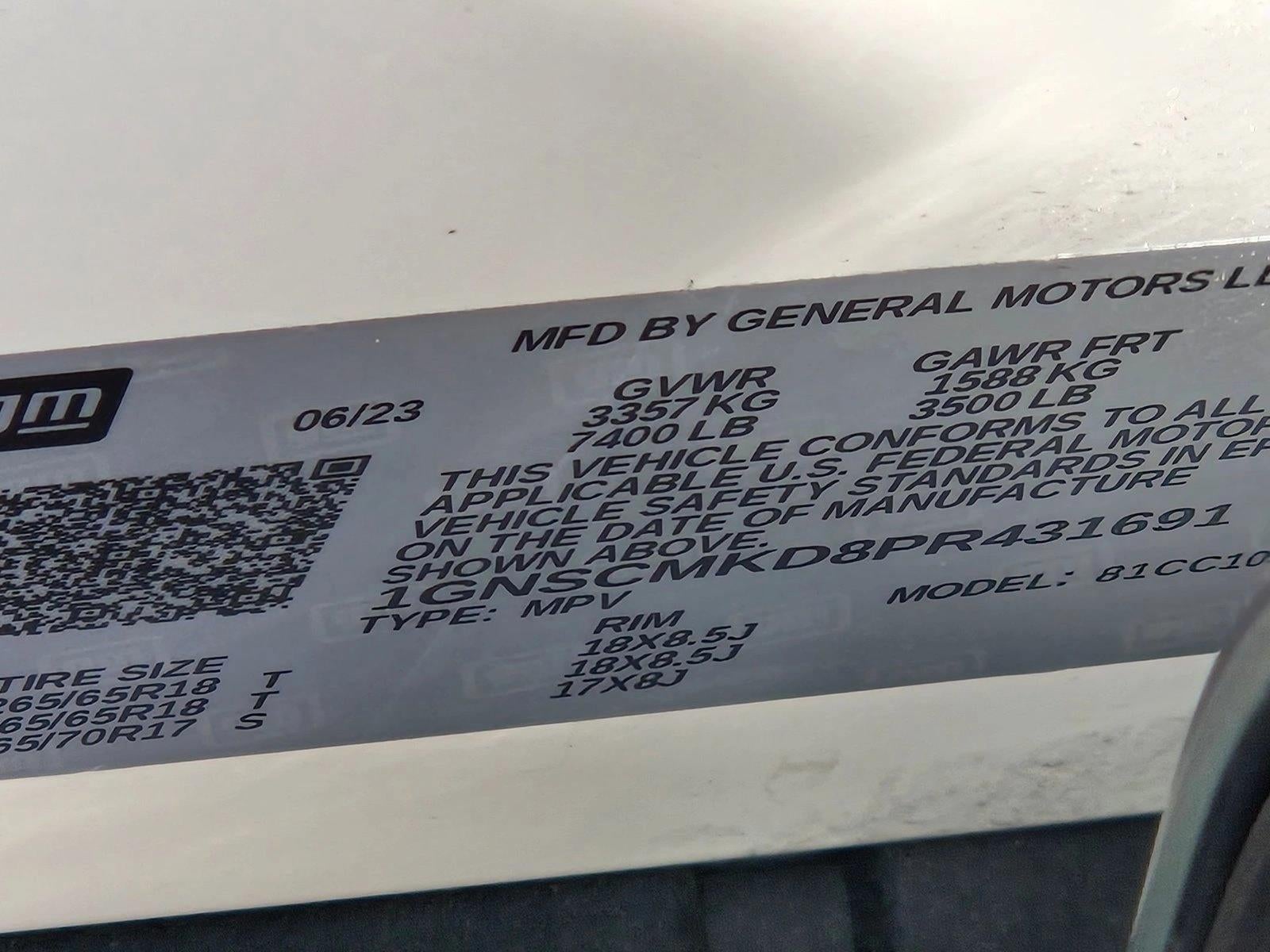 2023 Chevrolet Tahoe 2WD LS