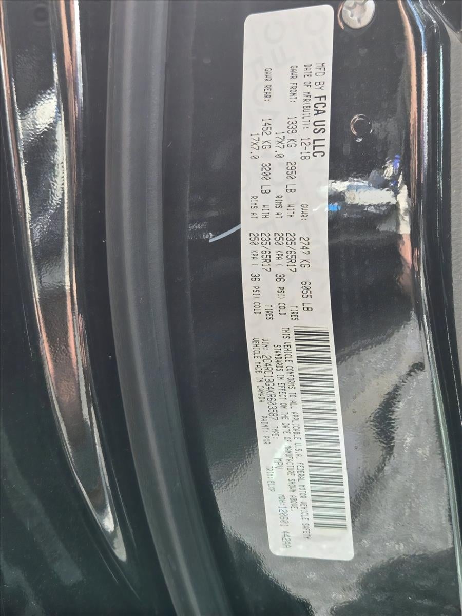 2019 Chrysler Pacifica Touring L FWD