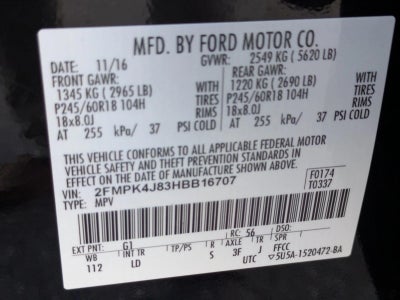 2017 Ford Edge SEL AWD