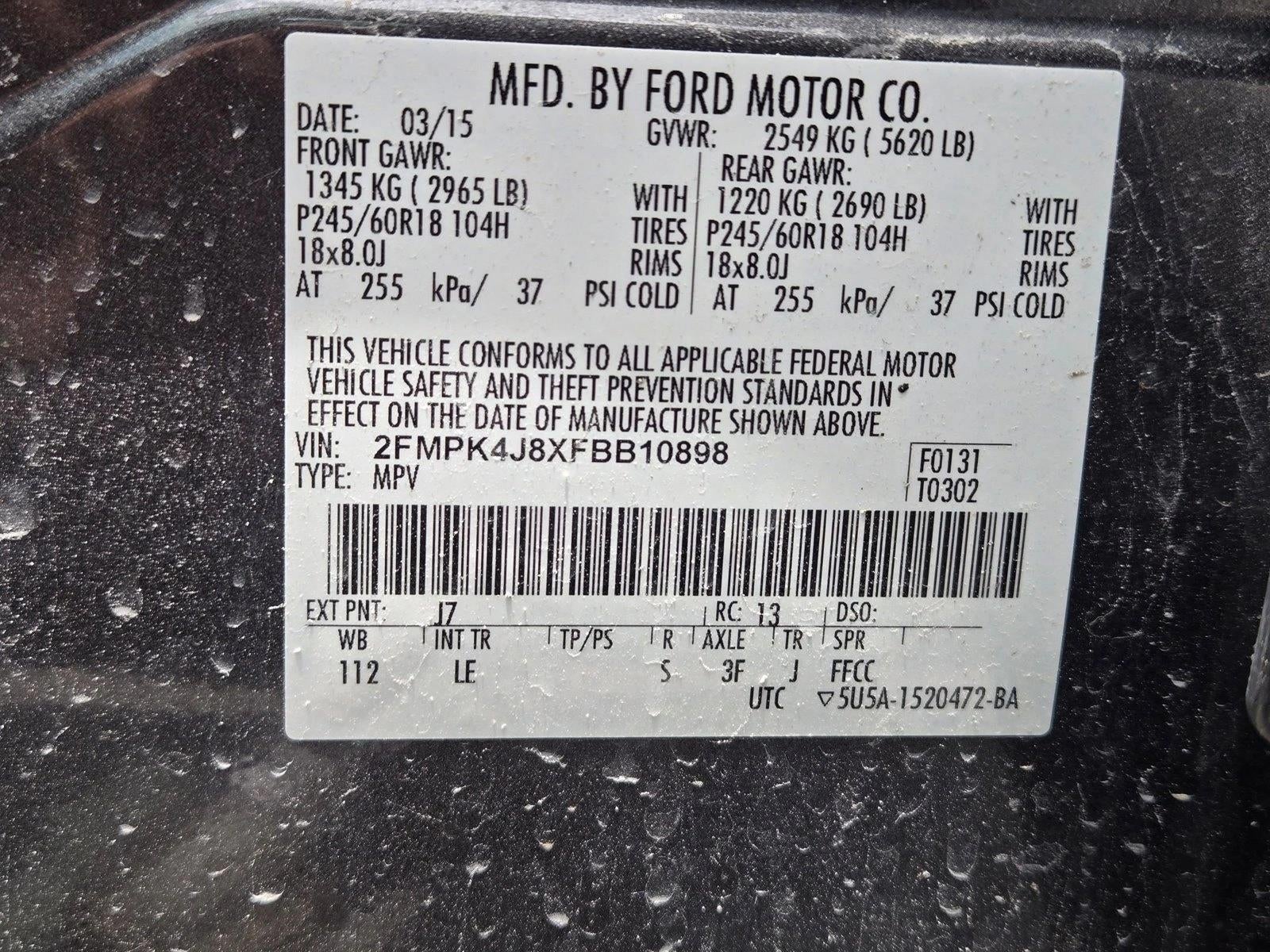 2015 Ford Edge 4dr SEL AWD
