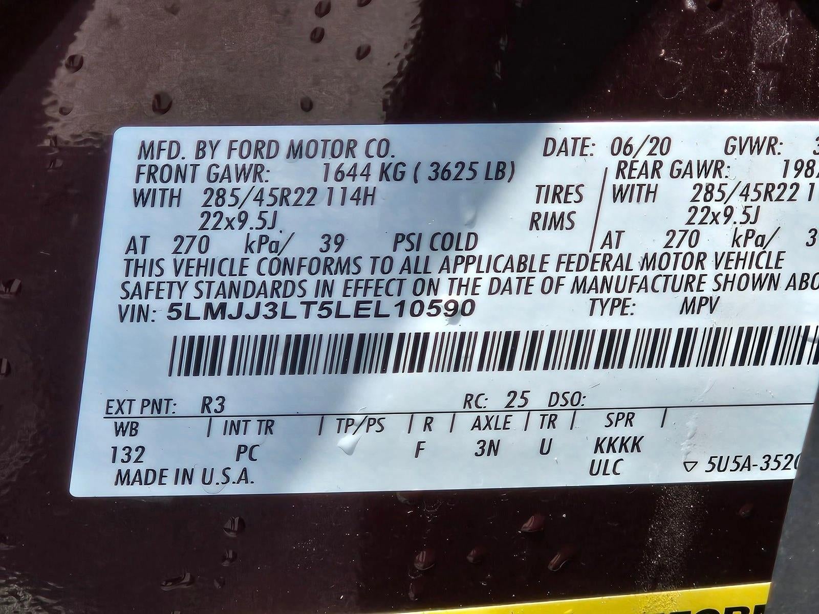 2020 Lincoln Navigator L Reserve 4x4