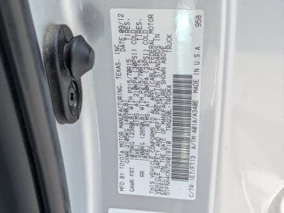 2013 Toyota Tacoma 2WD Regular Cab Standard Bed I4 Automatic (Natl)