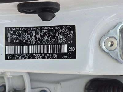 2020 Toyota Corolla Hybrid LE CVT (Natl)