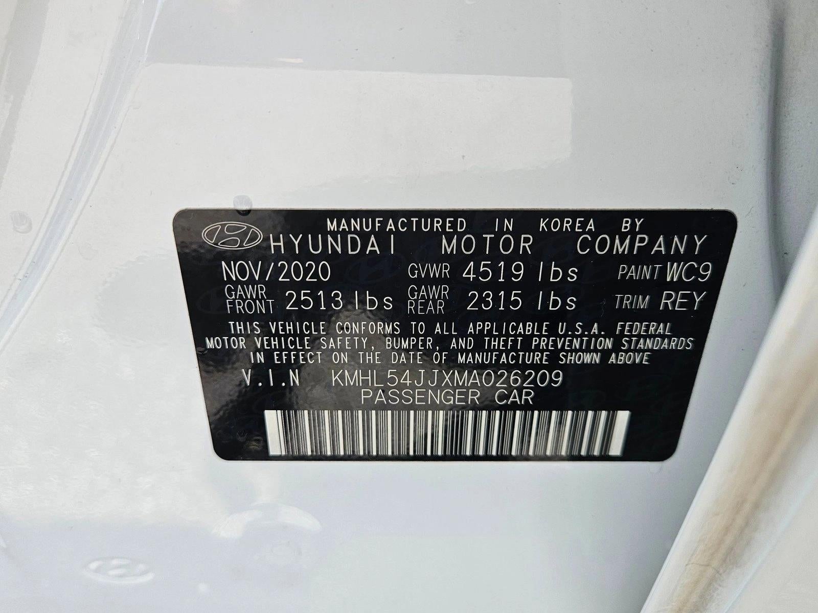 2021 Hyundai SONATA Hybrid Limited 2.0L