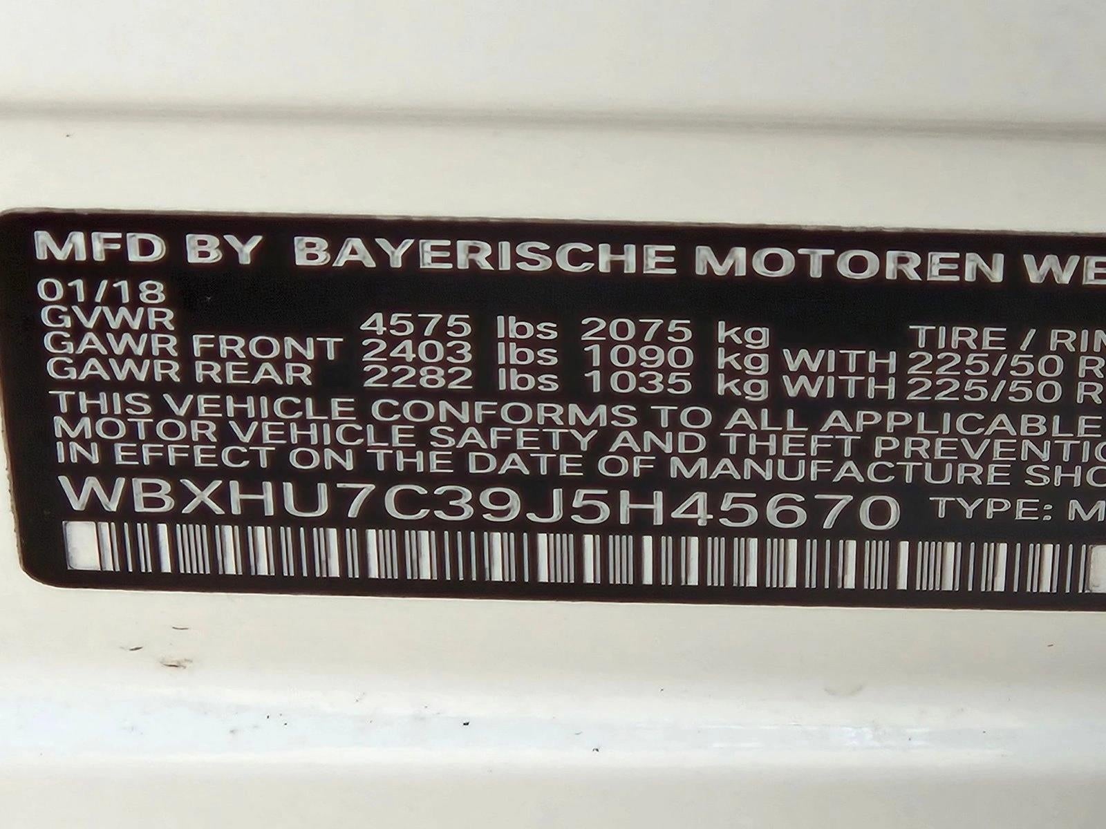 2018 BMW X1 sDrive28i Sports Activity Vehicle