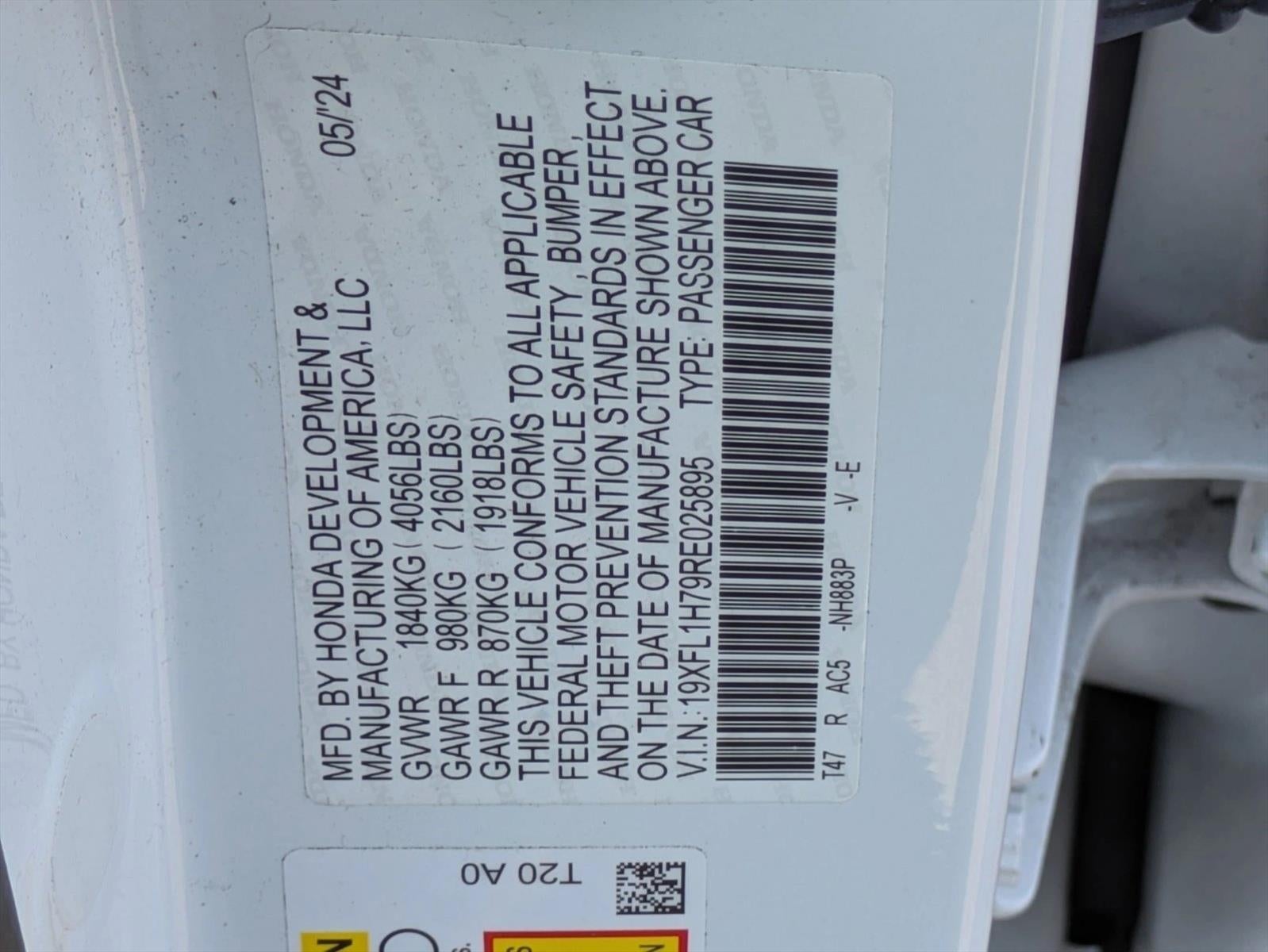 2024 Honda Civic Hatchback EX-L CVT