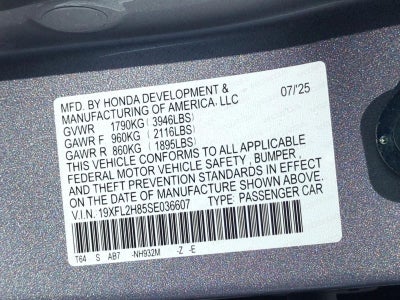 2025 Honda Civic Hatchback Sport CVT