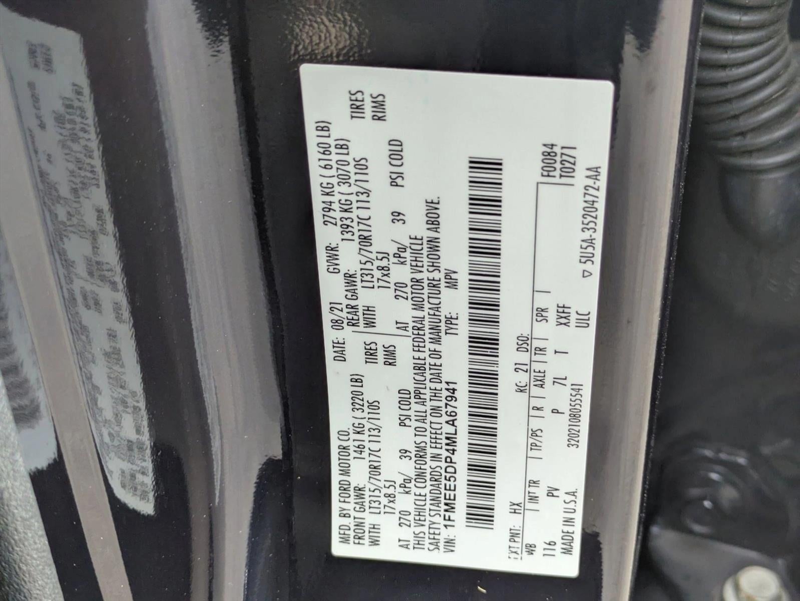 2021 Ford Bronco Wildtrak 4 Door Advanced 4x4