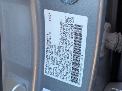 2022 Honda Accord Hybrid Touring Sedan