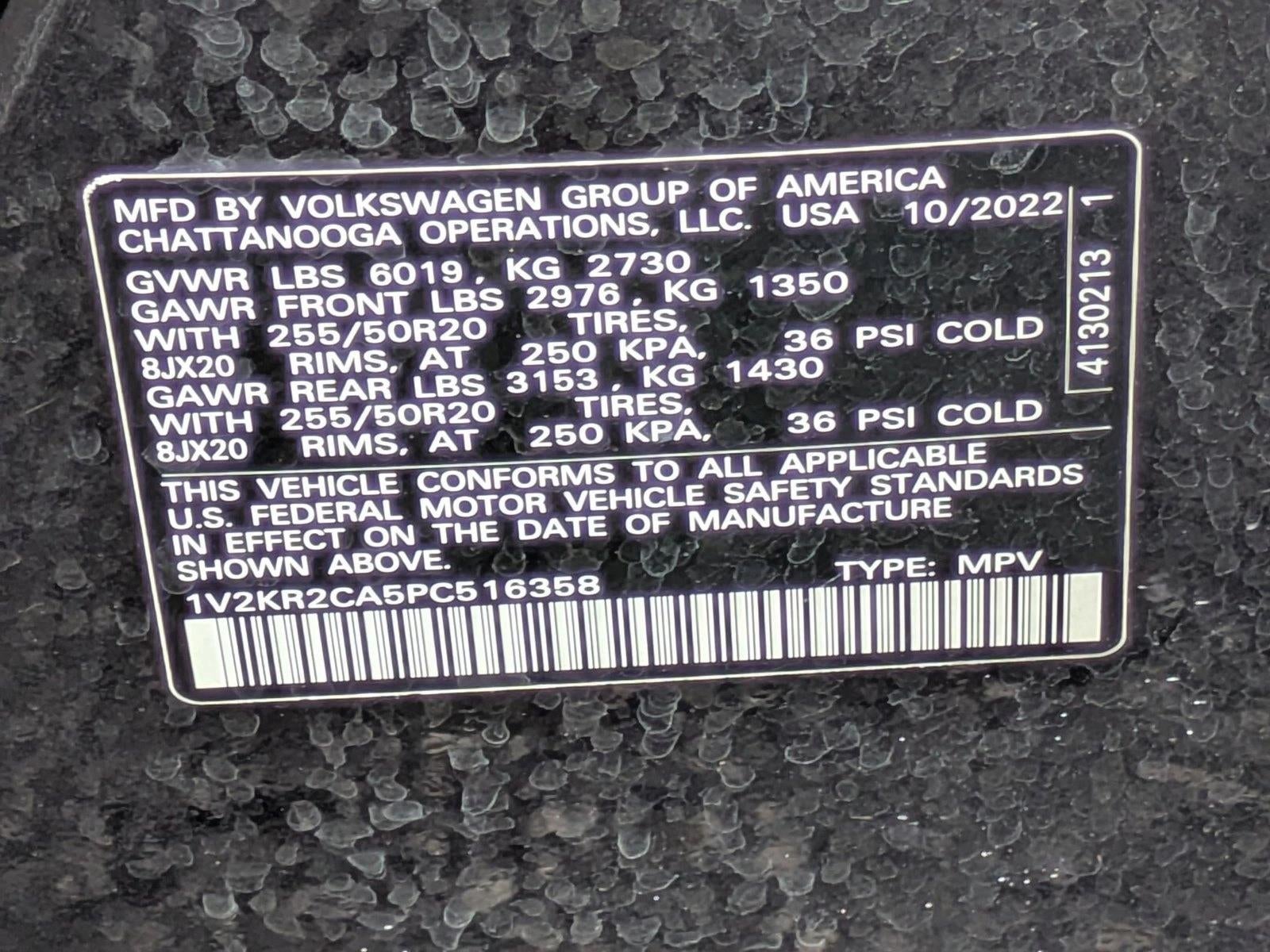 2023 Volkswagen Atlas 3.6L V6 SE w/Technology 4MOTION