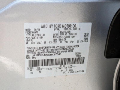 2016 Ford Edge 4dr SEL FWD