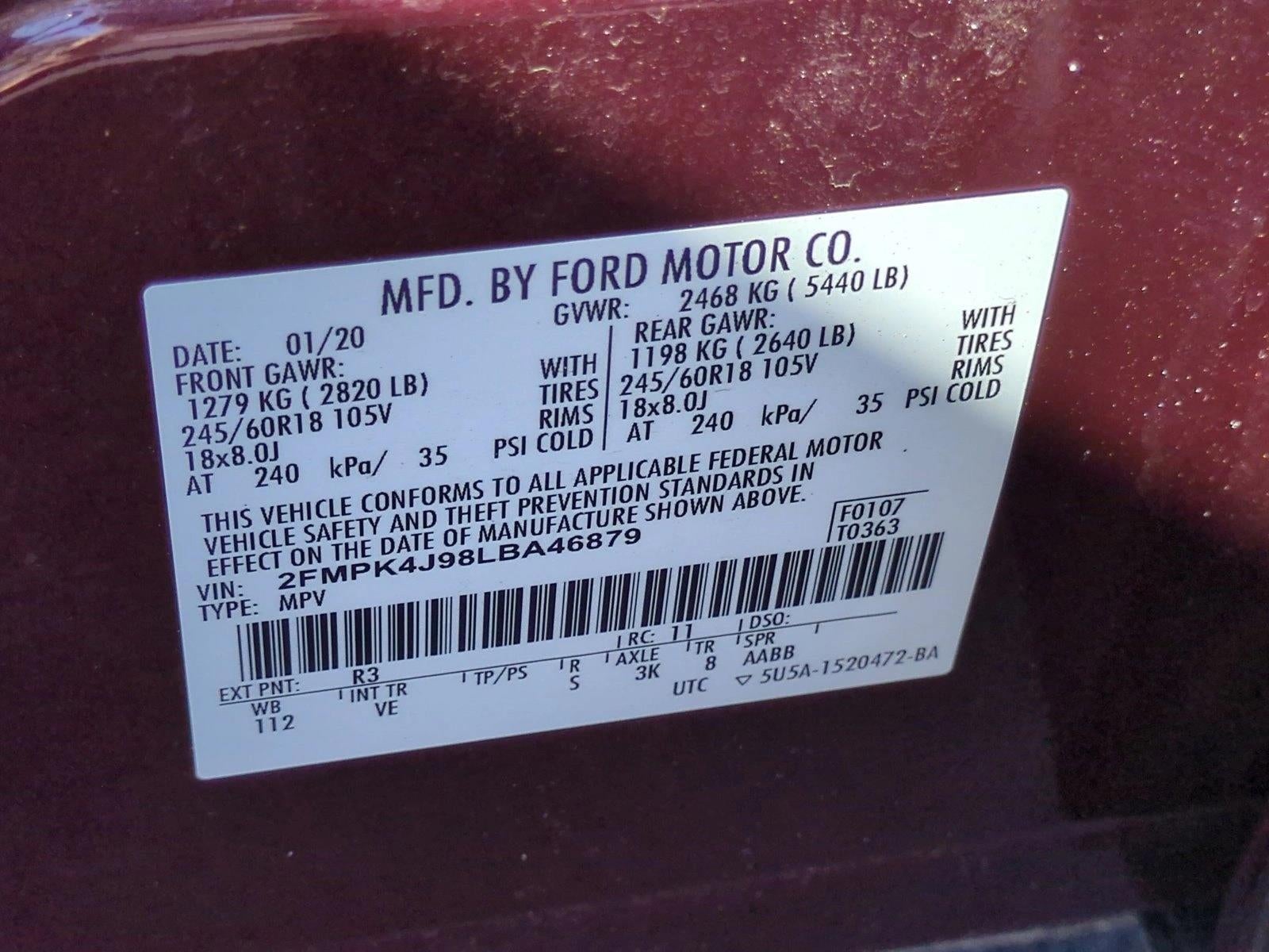 2020 Ford Edge SEL AWD