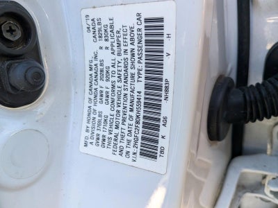 2019 Honda Civic Sedan Sport CVT