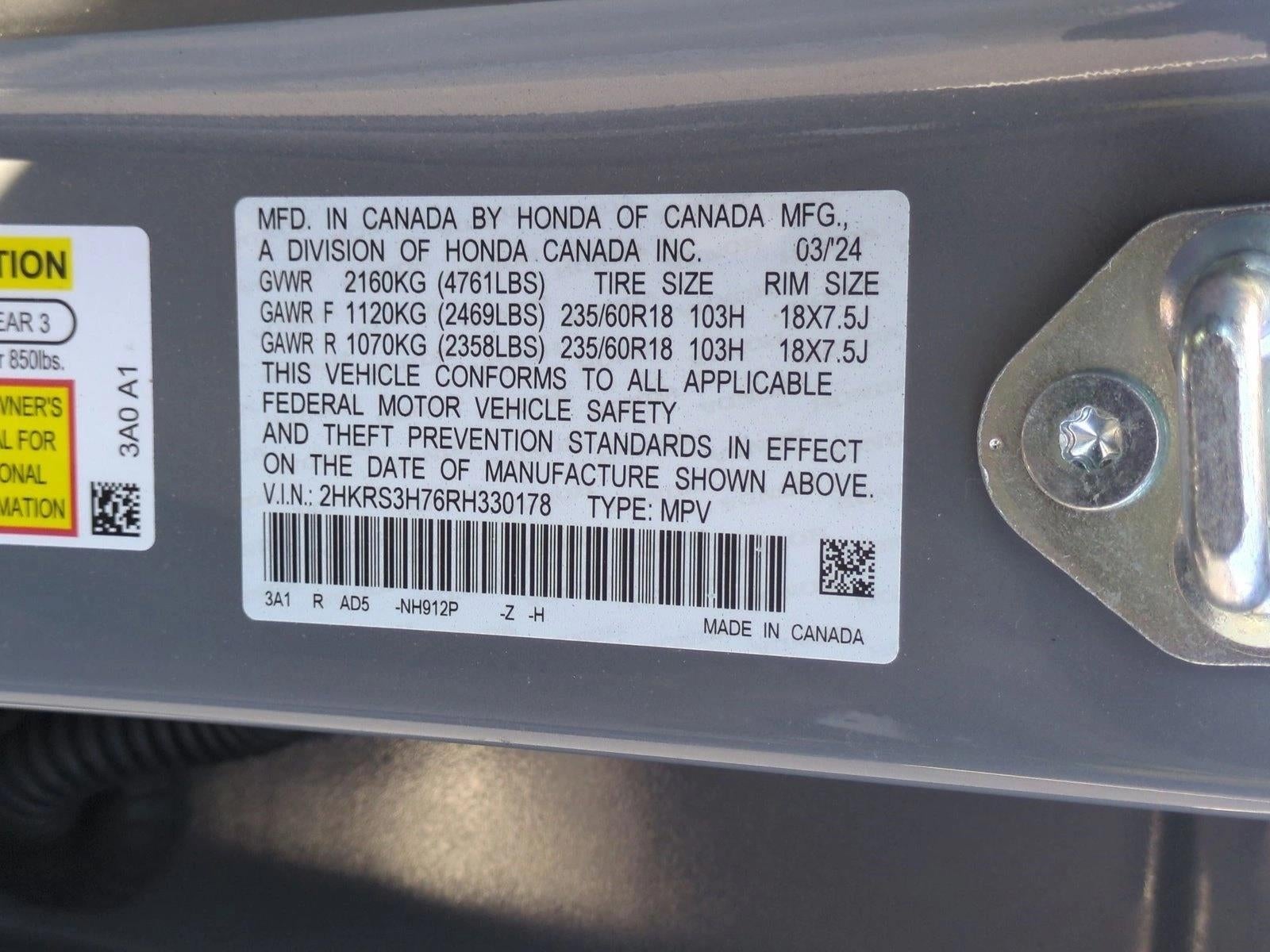 2024 Honda CR-V EX-L 2WD