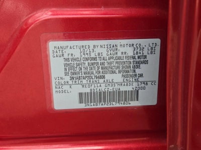 2013 Nissan Sentra 4dr Sdn I4 CVT S