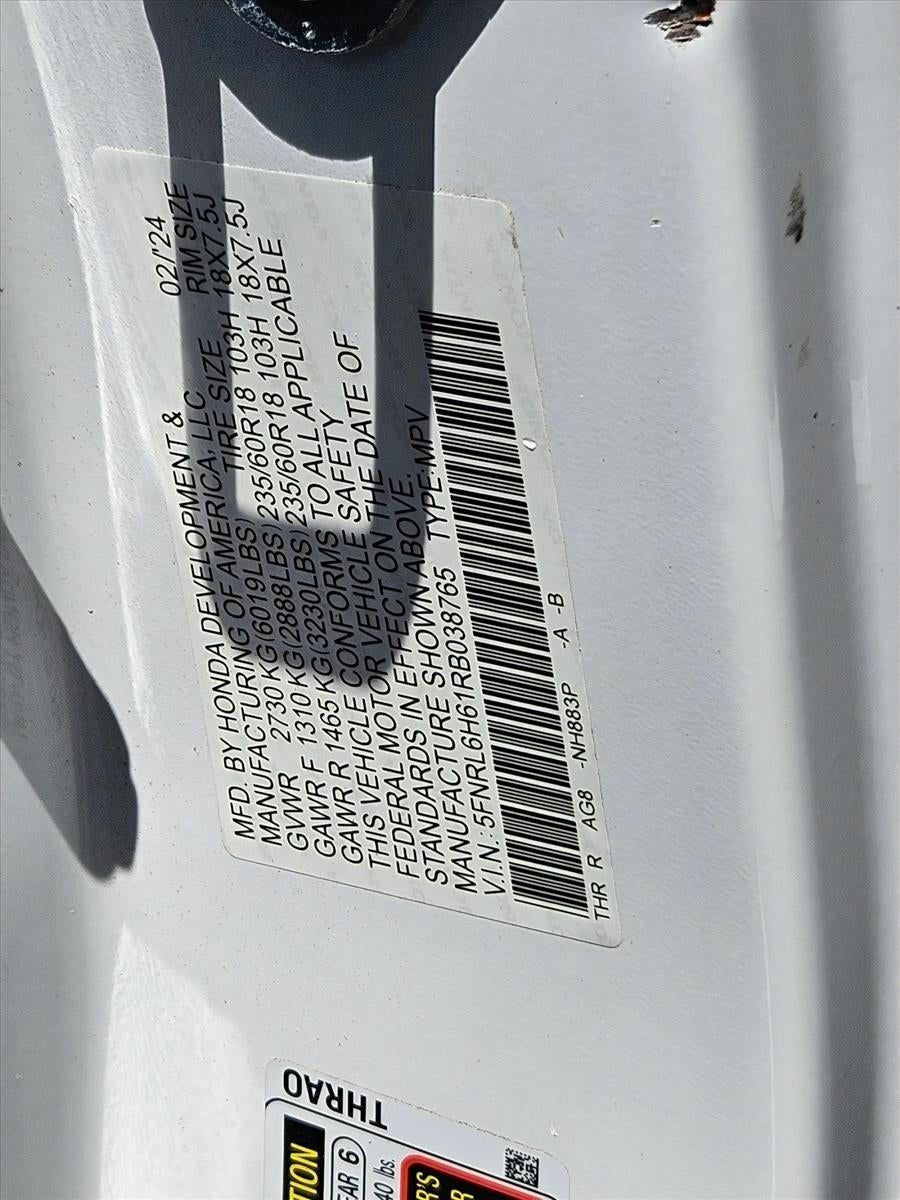 2024 Honda Odyssey EX-L Auto