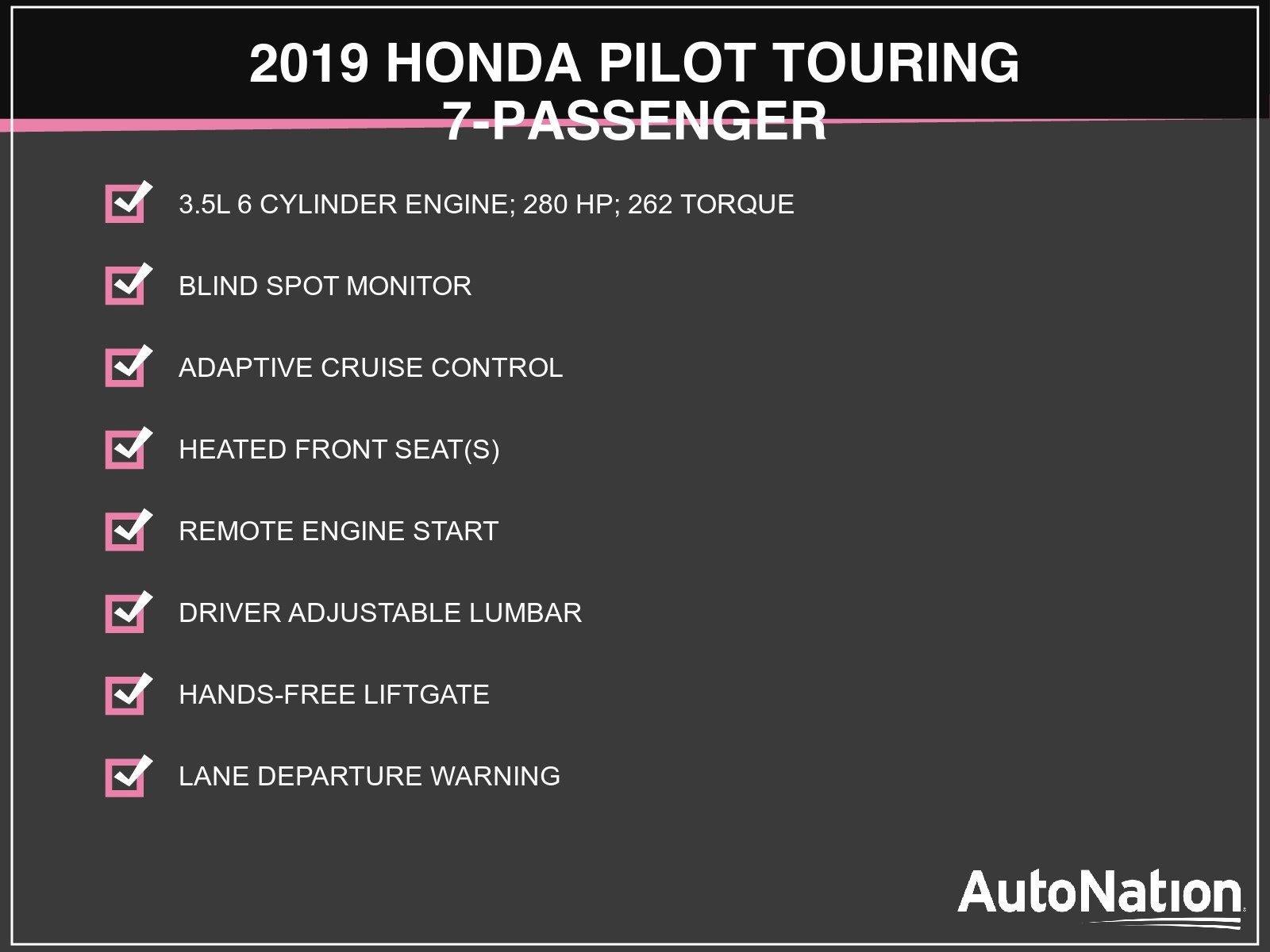 2019 Honda Pilot Touring 7-Passenger 2WD