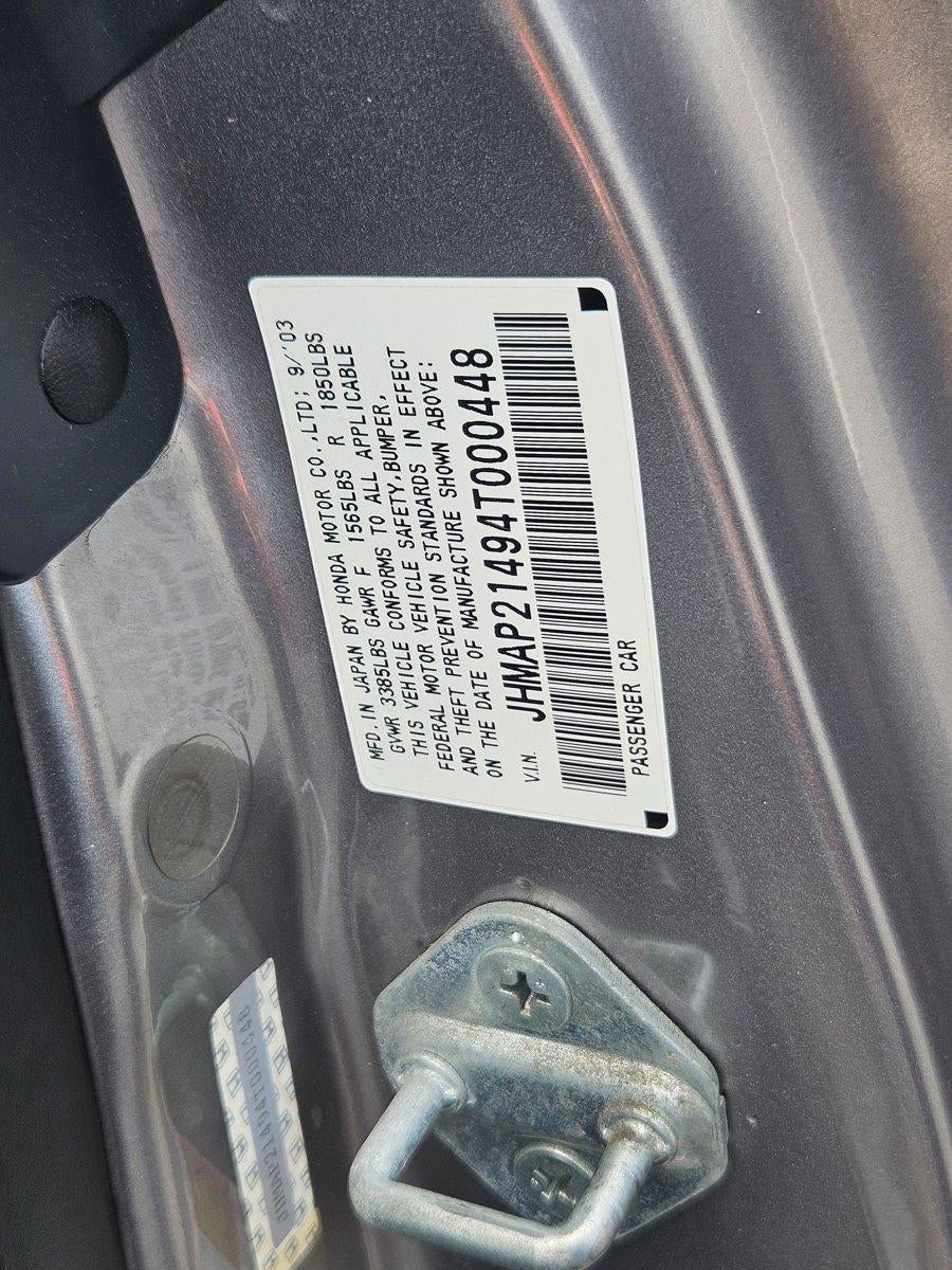 2004 Honda S2000 Base
