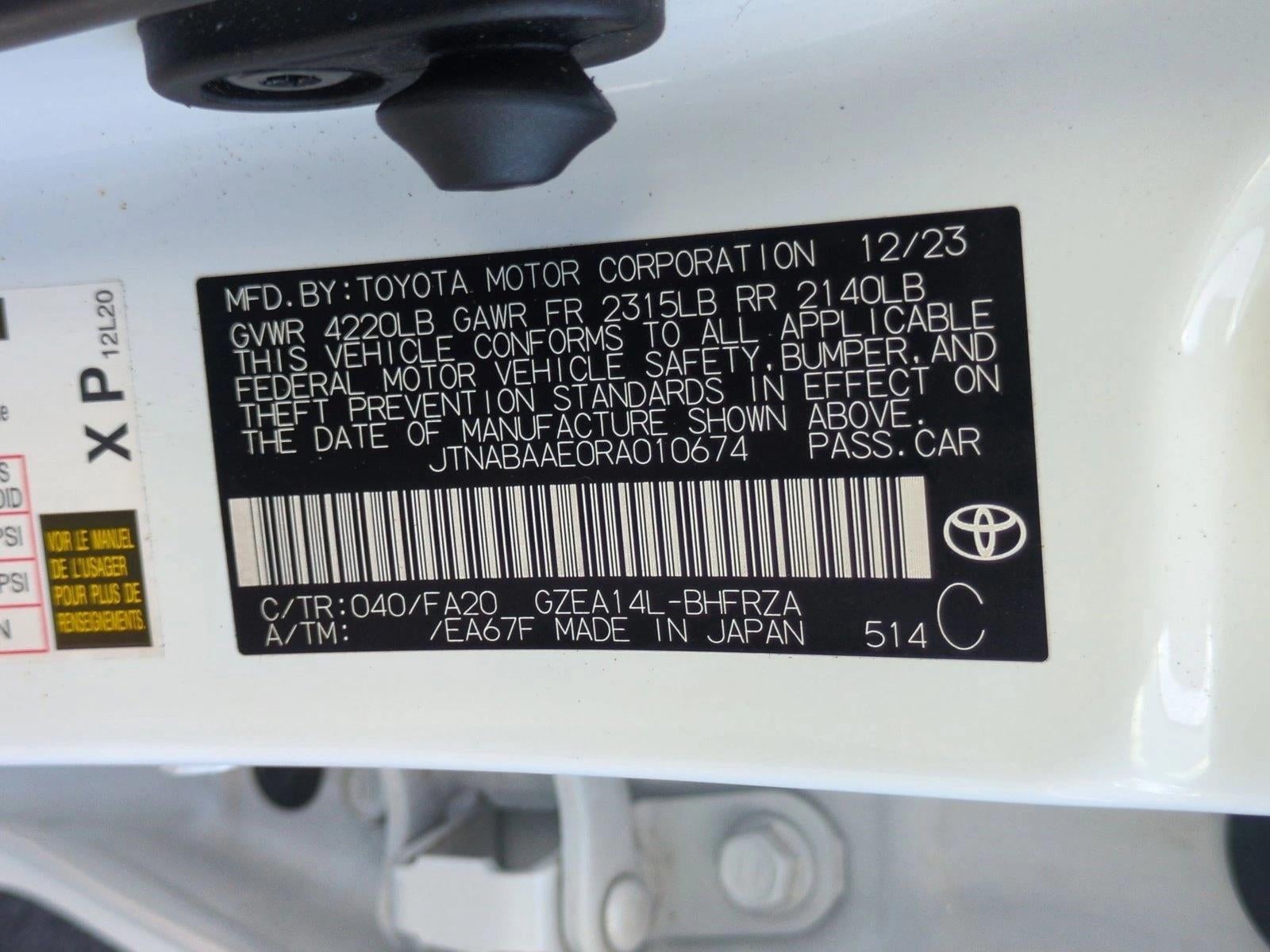 2024 Toyota GR Corolla Core Manual (Natl)