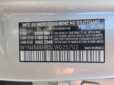 2020 Mercedes-Benz GLB GLB 250 4MATIC® SUV