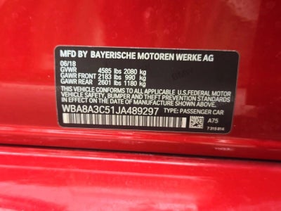 2018 BMW 320i xDrive Sedan