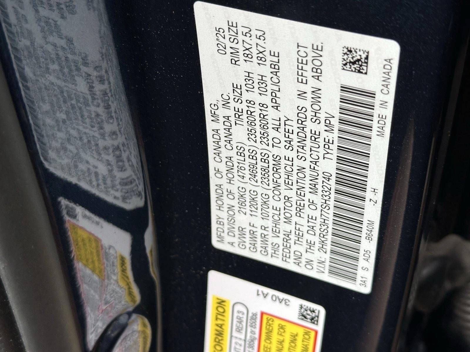 2025 Honda CR-V EX-L 2WD