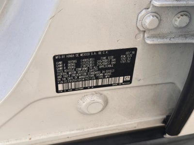 2016 Honda HR-V 2WD LX CVT