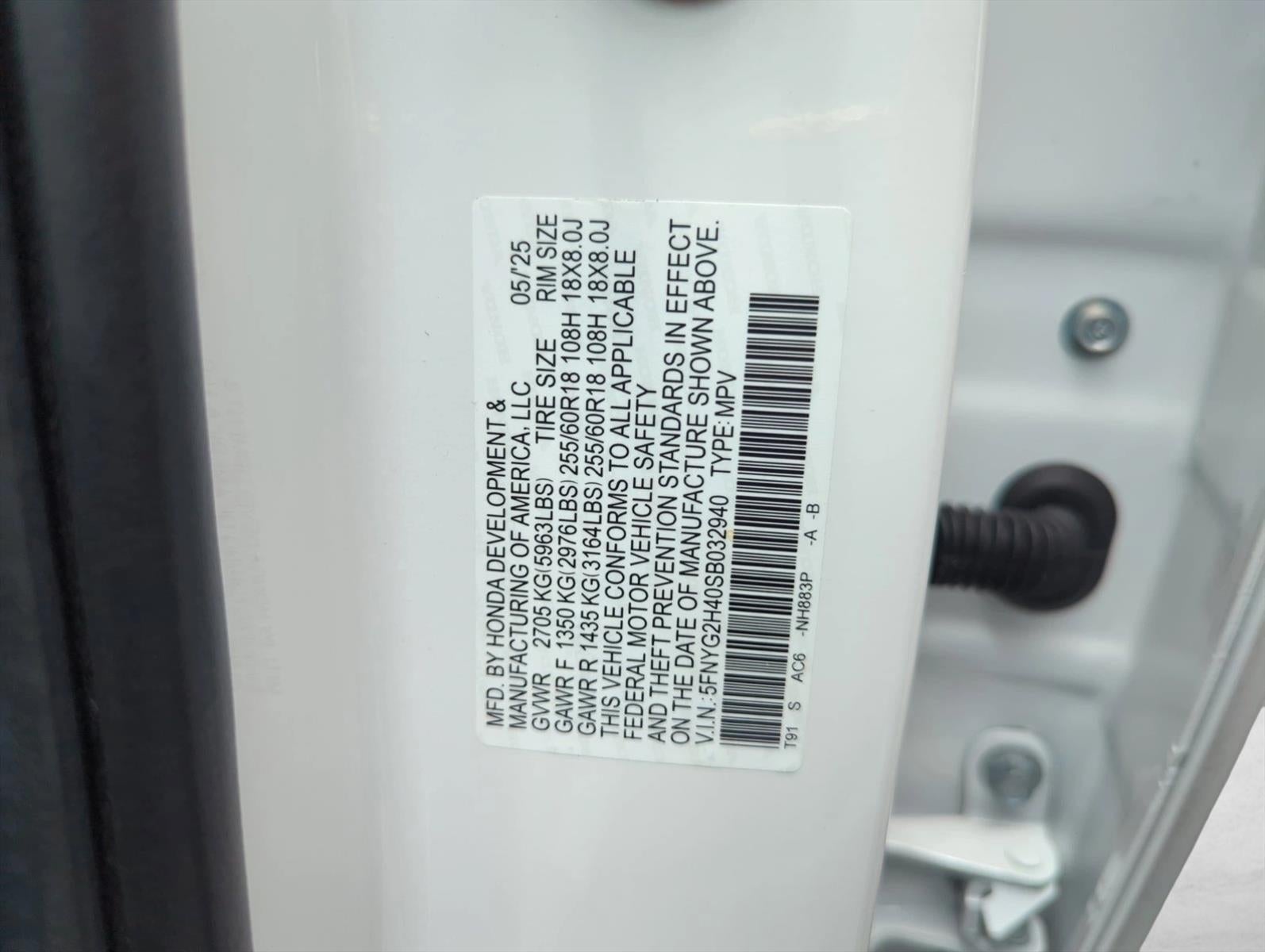 2025 Honda Pilot EX-L 2WD