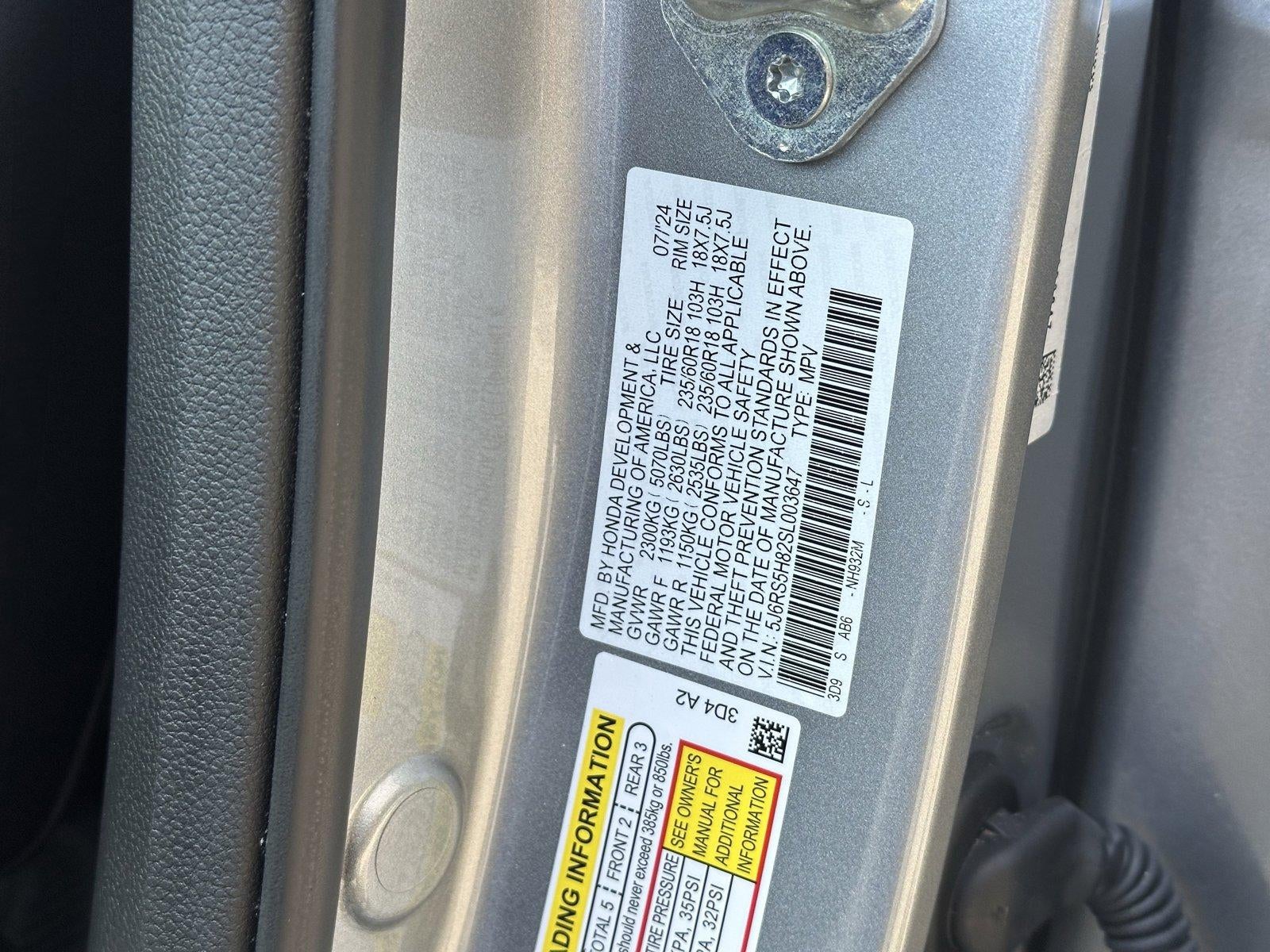 2025 Honda CR-V Hybrid Sport-L FWD