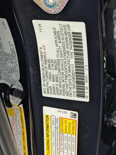 2025 Honda Civic Hatchback Sport CVT