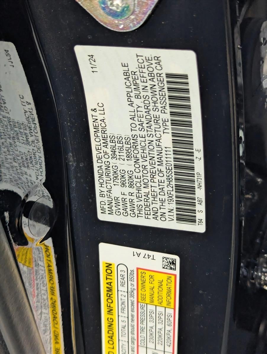 2025 Honda Civic Hatchback Sport CVT