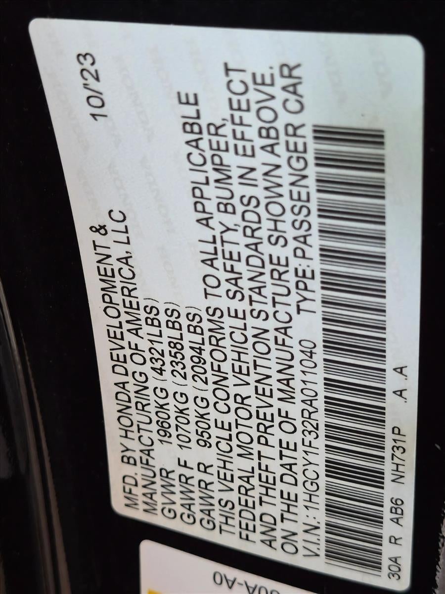 2024 Honda Accord Sedan EX CVT
