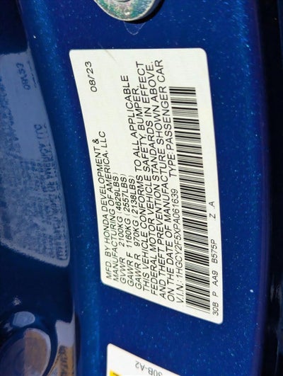 2023 Honda Accord Hybrid Sport Sedan